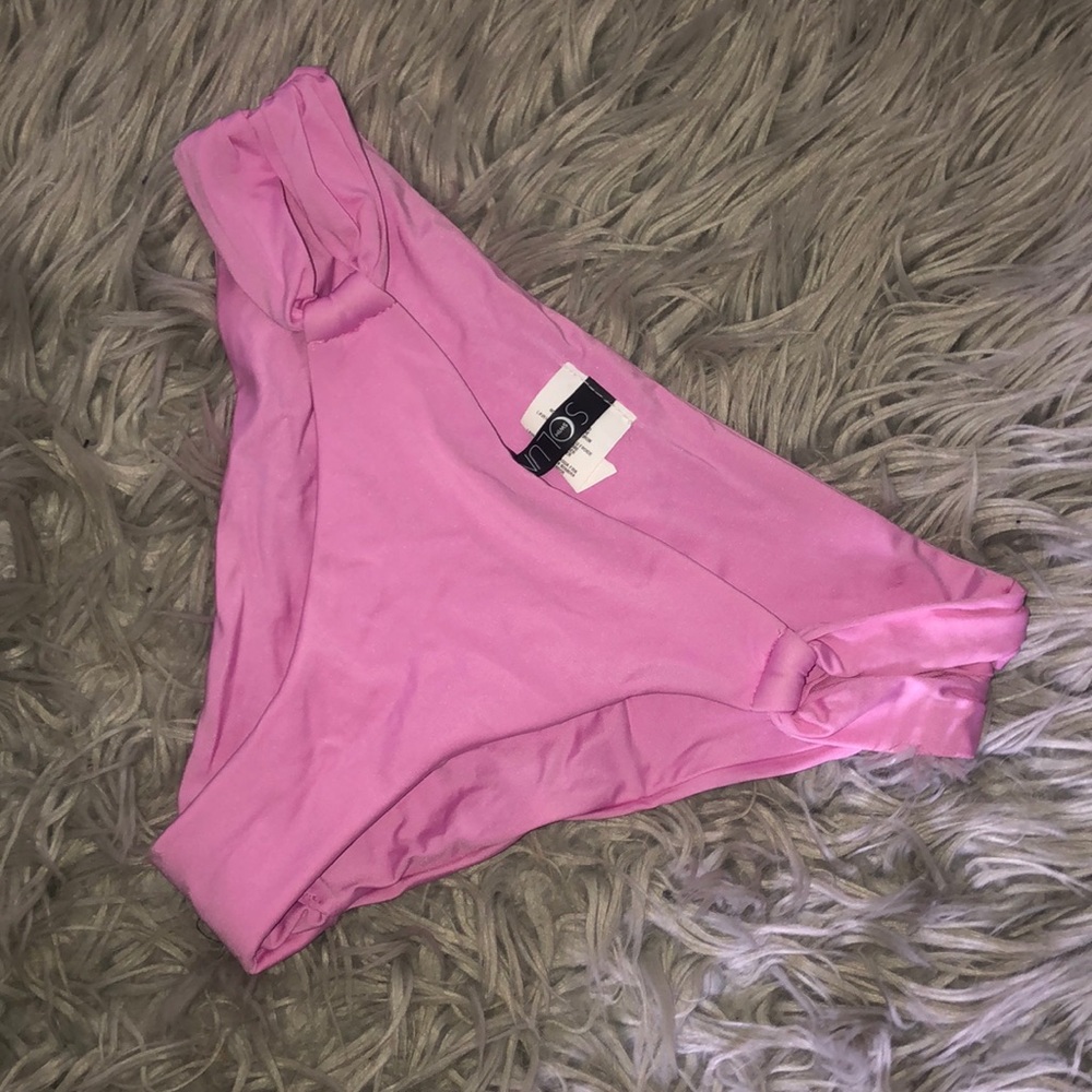 Pink bikini bottoms